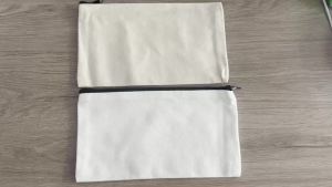 12-Pack Blank Sublimation Tote Bag Set – Includes 6 Bags and 6 Zipper Pouches Storage Bags for DIY Printing and Craft Projects