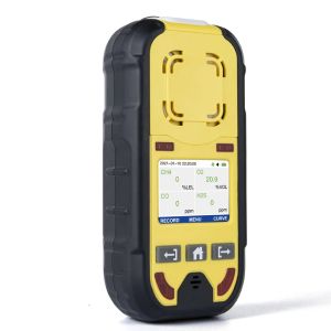 Bosean Pump Multi Gas Detector Gas Meter O2 H2S CO LEL 4 in 1 Oxygen Hydrogen Sulfide Carbon Monoxide Leak Detector
