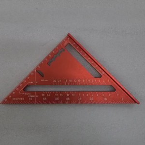 DỤNG CỤ CẦM TAY ĐO GÓC ĐO MÒI  LẤY DẤU  KẺ VẠCH MÀU ĐỎ DÙNG HỆ IN(18CM-7IN)(30CM-12IN)