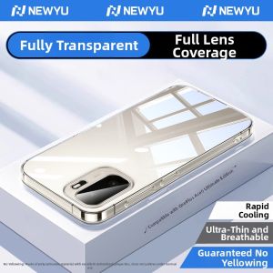 Newyu | Ice Feel Heat Dissipation Transparent Protective Case Slim Silicone