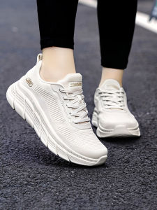 Skechers | Shock Absorption Bounce Cushioning Elevated Sole Womens Running Shoes