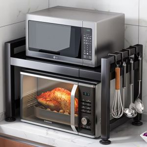 Extendable Multifunctional Appliance Rack Double Layer