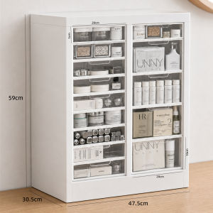 Multi-level Movable Iron Storage Cabinet