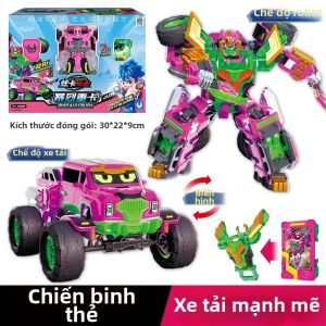 JUMPGO | Đồ Chơi Robot Biến Hình Ánh Sáng Xanh