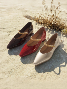Ballet Mary Jane Shoe Genuine Leather