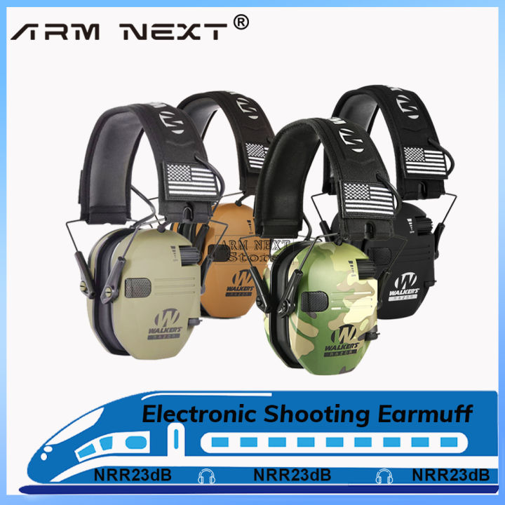 Electronic Earmuff for Walker‘s Razor Slim Ultra Low Profile Compact