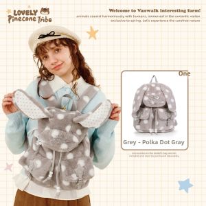 VANWALK | Cute Ins Bunny Furry Backpack
