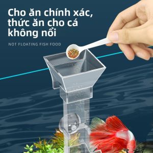 MONLEYTA | Đĩa đựng thức ăn thủy族箱 Acrylic nhỏ đa chức năng chống rơi Đĩa đựng thức ăn tròn cho cá trong nhà không tự động
