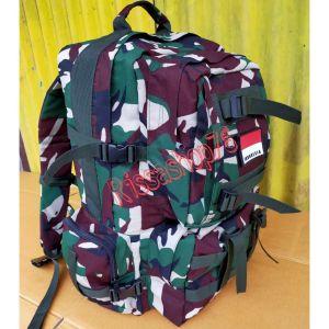 Tas Ransel Punggung Hijau Loreng Malvinas Jumbo