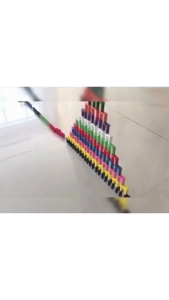 72pcs Wooden Stacking Domino Interesting Game Learning & Funny Children Color Sort Rainbow Wood Domino Blocks Kids Toys