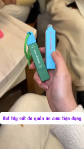 Bút Tẩy Vết Bẩn Elephant Kiss 2in1 – Bút Tẩy Quần Áo Mini Dầu Mỡ Cà Phê Son Môi Nước Sốt