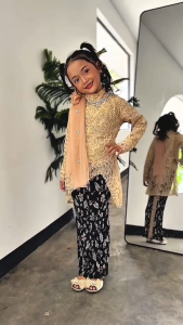 Kebaya Kids Brokat Payet Seleena Umur 5-12thn Kebaya Kartini dan Wisuda