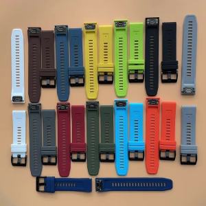 20mm 22mm 26mm Silicone Band Original Strap For Garmin Fenix 7 7X Pro 6X Pro 5X Plus 3 3HR Epix Pro 2 Smart Watch Wristband Belt