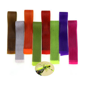 30CM Fishing Fly Tying Grizzly Round Silicone Legs Strings Trout Bass Streamer Flies Jig Lure Skirts Tying Materials