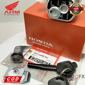 Kunci Kontak Set Motor Revo ABS Blade Karbu Honda KWW Kualitar Original Asli AHM Kunci Gembok Motor