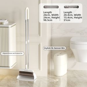 MR.Bin | Lazy Design Magnetic Dustpan and Broom Set