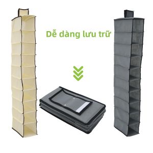 Giá Để Giày Treo Tường 10 Tầng Giá Để Đồ Trong Tủ Quần Áo Giá Để Giày Gấp Gọn Bằng Nylon Cho Phòng Ngủ Giá Để Giày Treo Cửa Giá Để Giày Gắn Tường