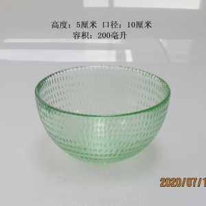 ชุดแก้วคริสตัลสีน้ำเงินเขียวม่วงชมพู 10 ซม. สไตล์จีน ชามใส่น้ำจิ้ม ชามขนมหวาน ชามน้ำชา ชามน้ำแข็ง ชามน้ำมัน