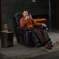 Lazboy Leather Sofa LZ.530 Washington Cuban Freedom Indian Friends Wood Frame Latex Filling Multi-Function Adult Suitable. 