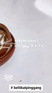 (NEW) Belt Ikat Pinggang Wanita Casual Bahan Pu Sintetis Daily Fashionable