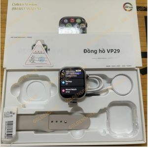 Đồng Hồ Thông Minh S10 Plus VP29 4G LTE Bộ Nhớ Trong 128GB Màn Hình 2.29 Inch Camera Xoay GPS Hỗ Trợ Gọi Video Ứng Dụng Tiktok Whatsapp App Store Hệ Điều Hành Android