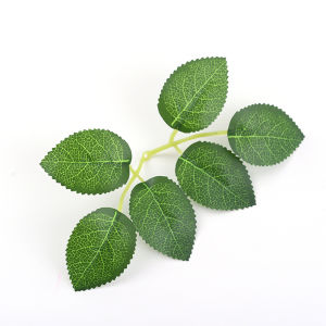 OUHOE | 【D】10/30/50pcs Artificial Rose Leaves Greenery Fake Flower Leaves for DIY Craft Home Decor