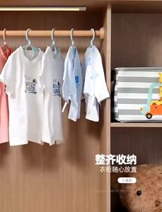 Set 10 móc quần áo trẻ em ECOCO chống côn trùng xoay 360 độ chịu lực cao | Mắc treo quần áo thông minh nhựa PP cao cấp