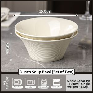 Yomerto | Large Ramen Noodle Soup Bowl