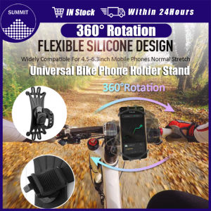 Bike Phone Holder Stand Mutipurpose Elastic Silicone for Cycling Bicycle Handlebar Phone Mount Fixing Clip