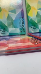 F4 Size Foolscap Book with Hard Cover (Single Line) 120/200/300/400 pages Exercise Note Book Notebook