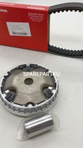 (KVB) PAKET 3 JENIS RUMAH ROLLER ASSY + KIPAS + VANBELT VARIO 110 CW KARBU VARIO 110 CBS LAMA/ KVB