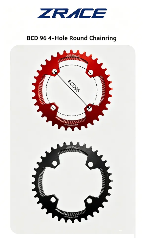 ZRACE | ZRACE BCD96 Symmetrical Chainring 32T 34T 36T 38T MTB