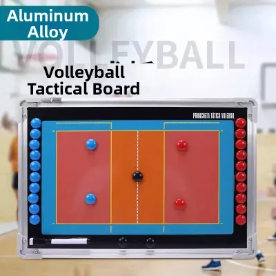 JIEKESAI | Aluminum Magnetic Double-sided Football Basketball Volleyball Tactics Board