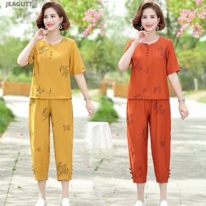jeagutt | Thin Cotton Linen Womens Summer Outfit 40-50 Years