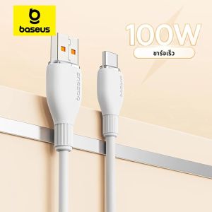 Baseus USB Type CสําหรับRealme Huawei Pro Fastสายชาร์จUSB-C Chargerข้อมูลสําหรับSamsung Oneplus Poco F3 Soft TPE