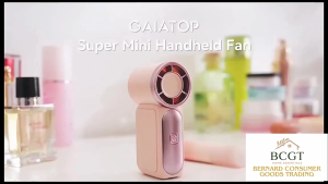 Mini Handheld Fan Rechargeable 100 Speed Levels LED Digital Display 350mAh USB Portable Electric Fan X688