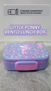 My Style TM 1505 Bento Lunch Box with Spoon & Fork for Junior Girls - Kotak Bekal dengan Garpu dan Sendok