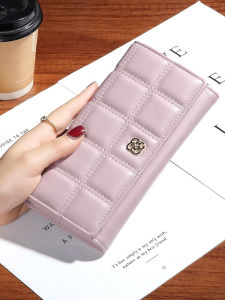 2025 New Korean Style Large Capacity Long Wallet Multi-Slot Multi-Layer Mobile Phone Money Clip Trendy High Aesthetic Value
