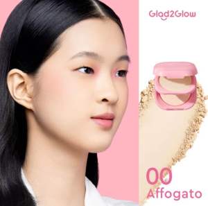 GLAD2GLOW Perfect Blurring Powder Foundation Make Up Matte 5 Shade