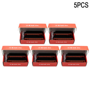 5PCS Alarm Lamp Photocell Infrared Beam Sensor for Automatic Gate Garage Barrier Door Detector 12-24V 180°