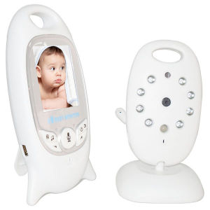 VB601 Wireless Video Baby Monitor Color Security Camera 2 Way Night Vision Infrared LED Temperature Monitoring and 8 Lullaby