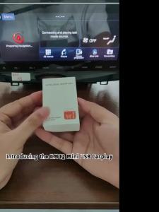 Bộ Chuyển Đổi Không Dây 2 Trong 1 Carplay Và Android Auto Mini Cho Ô Tô 2016 Trở Lên Với Thiết Lập Nhanh Kết Nối WiFi & Bluetooth