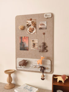 Message Board Photo Wall Combination Punch-Free Rack Hook Felt Wall Sticker Exhibition Board Kindergarten Corkboard