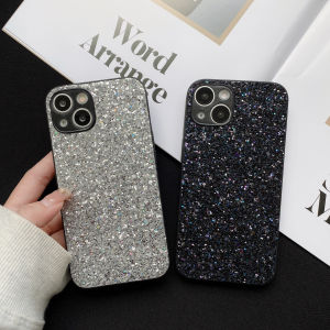 Luxurious shiny diamond rhinestone Glitter Cover for iPhone 17 16 15 14 13 12 11 Pro Max Plus XR 17Air 16E Protective Soft Shell