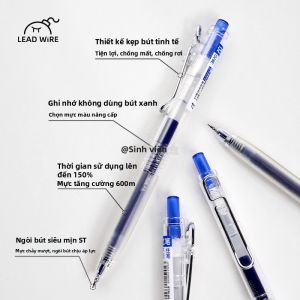 TOME | Bút Gel Xanh Chấm Nhấn Co Dãn 0.5mm