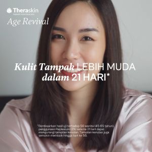Theraskin Age Revival Moisture Lock Night Cream 10 g - Tampak Lebih Muda Dalam 3 Minggu - Krim Malam Untuk Flek Anti Aging dan Kusam