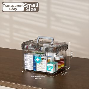 JIAXU | Home Car Student First Aid Multi-Layer Medicine Box Large