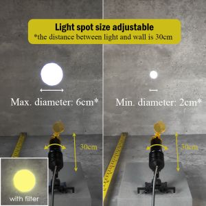กล่องเก็บของไฟหน้า A009 5W พร้อมกันน้ำคลิปกล่อง