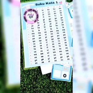 Suku Kata Montessori Wheel (A/I/E/O/U) Cinnamoroll | Suku Kata Bahasa Melayu | Preschool Learning BM