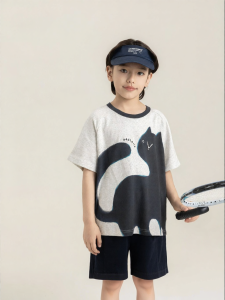 Antibacterial Breathable Summer T-shirt Short Sleeve